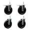 Service Caster 6 Inch Phenolic Swivel 58 Inch Threaded Stem Caster Set 2 Total Lock Brakes SCC-TSTTL20S615-PHS-58212-2-S-2 - alternate 1